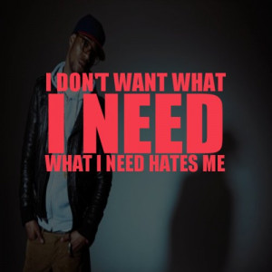 hate, kid cudi, quote, red, text