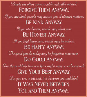 Mother Teresa Quotes Do It Anyway Do it anyway m