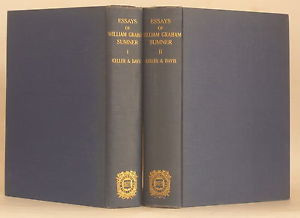1934 ESSAYS OF WILLIAM GRAHAM SUMNER 2 Volume Set YALE UNIVERSITY
