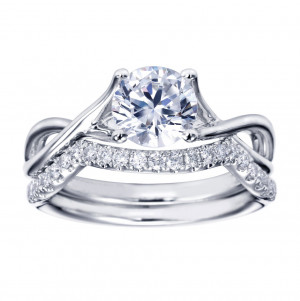 Love Knot Diamond Engagement Ring