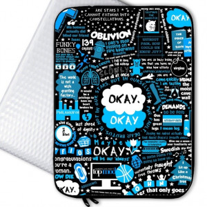 The Fault in Our Stars Poster with Quote Laptop Sleeve