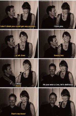 Ryan Robbins and Amanda Tapping