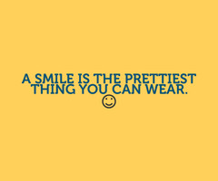 smile is the prettiest thing you can wear. - Smile quotes on insp.io