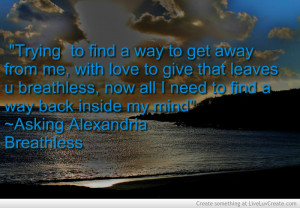 Asking Alexandria Lyric Quote