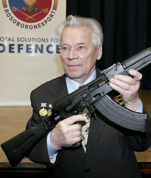Mikhail Kalashnikov and Eugene Stoner with their Creations- The AK-47 ...