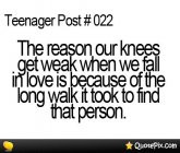 The Reason Our Knees Get Weak When We Fall In Love Is ..