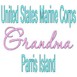 usmc_grandma_parris_island_greeting_cards_pk_of_1.jpg?height=250&width ...