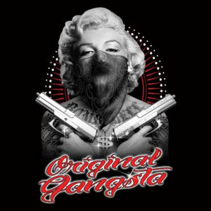 Marilyn Monroe Original Gangsta Shirt - 11537