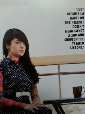 ... mag ink fashion magazine took a pic of a pic suicide girl quote