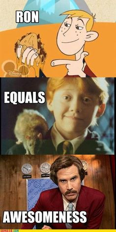 ron weasley is ron stoppable