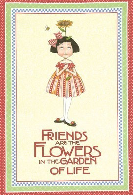 Friends and Flowers Mary Engelbreit fabric Geranium Panel So Cute