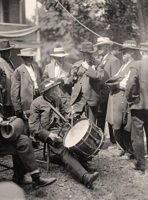 Civil War Drum And Fife At The Gettysburg Reunion In 1913