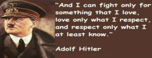 Adolf Hitler Quotes On Love