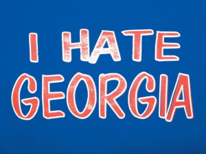 HATE GEORGIA T-Shirt for Florida Fans
