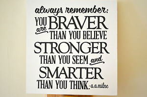 Winnie-the-Pooh-Quote-Wooden-Sign-Braver-Stronger-Smarter-12-x-12-Wall ...