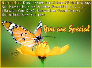 butterfly-pictures-with-quotes-you-are-special-yelloe-flower-in-the ...