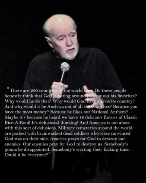 Atheism george carlin