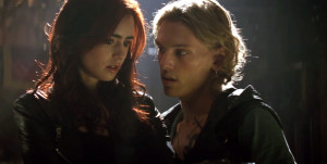 Lily Collins Jamie Campbell Bower Clary Fray Jace Wayland The Mortal ...