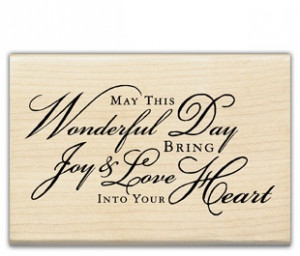 Joy and Love - Rubber Stamps