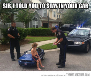funny police kid toy car