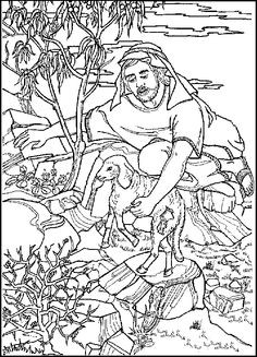The Good Shepherd Coloring Page More