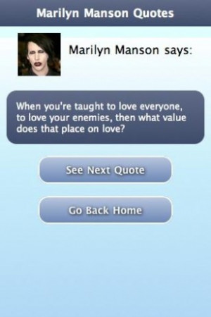 Marilyn Manson Quotes On Society Tags: marilyn manson quotes,