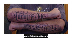 Gangsta Tattoo Quotes Gangster tattoo lettering