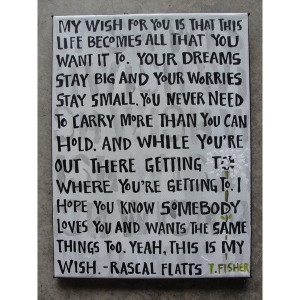My Wish by Rascal Flatts lyrics #ColonialLifeArena #CLAevents # ...