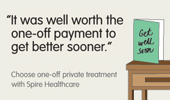 Read more about paying for one-off private treatment at Spire Bristol ...