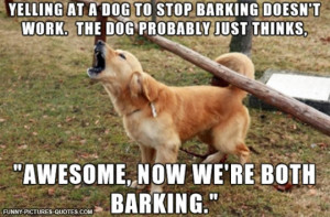 Barking Dog | Funny Pictures and Quotes