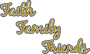 Wall Decal Faith Family Friends Quote Inspirational Vinyl Art