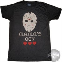 Friday the 13th Mama's Boy Jason Mask T-Shirt Sheer