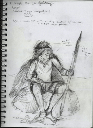 Roger's sketch (Lord of the Flies) by bejKutyej