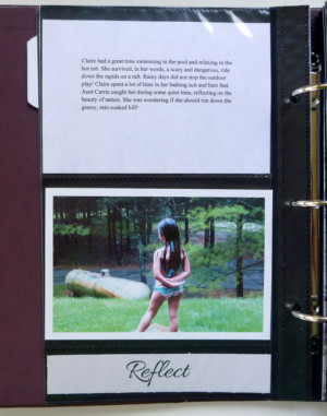 also added die-cut leaves to the tabbed dividers. I used Green With ...