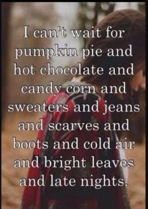 Can't wait for fall : cold weather : hot chocolate : sweaters : quotes ...
