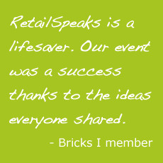 Put simply, RetailSpeaks was created so brave entrepreneurial souls ...