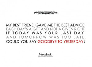 Nickelback, If Today Was Your Last Day