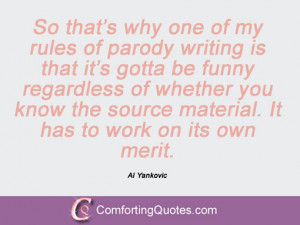 Al Yankovic Quotes