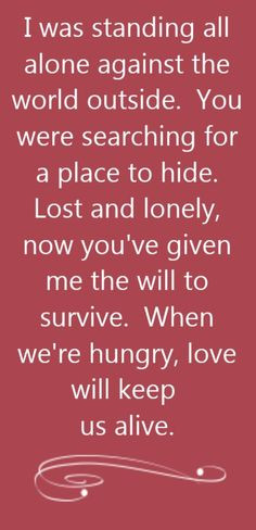 Eagles - Love Will Keep Us Alive - song lyrics, song quotes, songs ...
