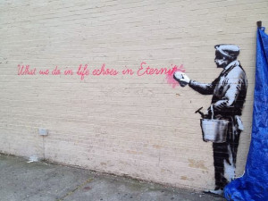 Holy Shit! Banksy Almost Got Caught! (For Real!!!)