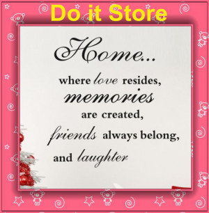 Do it ] Friends always belong Quote wall stickers,words Wall decals ...