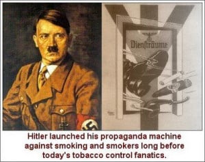 Adolph Hitler: Vegetarian, teetotaler, anti-smoking campaigner