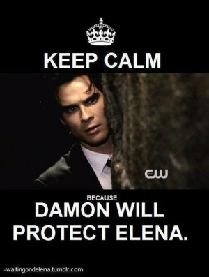 Damon & Elena Keep Calm