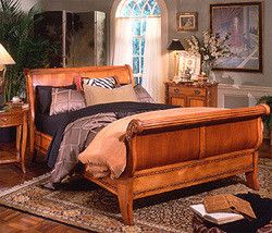 Charles X Sleigh Queen Bed