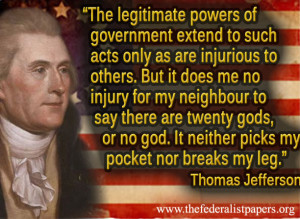 Thomas Jefferson Was Religiously Tolerant