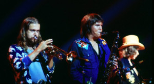 Jim Price on Trumpet with Bobby Keys & Mick Taylor .