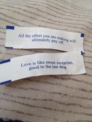 Fortune cookie quotes