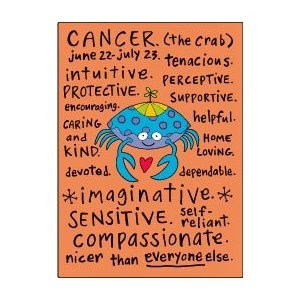 Cancer zodiac sign (positive traits)
