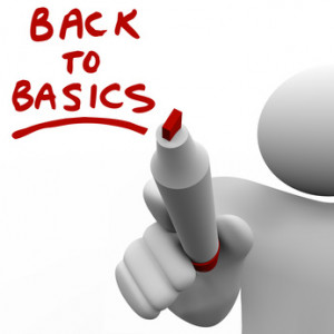 Back to Basics Writing Message Red Marker