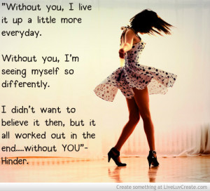 Hinder Song Quote